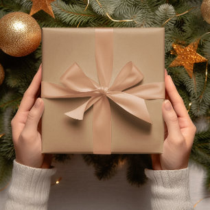 Trend Colors - Warm Beige Color - Solid Roll Wrapping Paper