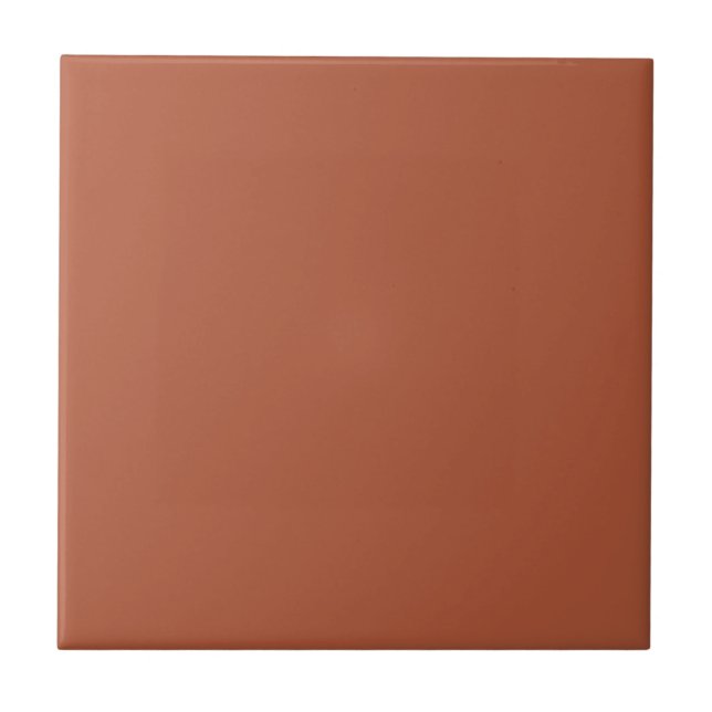 Trend Colour - Burnt Copper Decorative Ceramic Til Tile (Front)