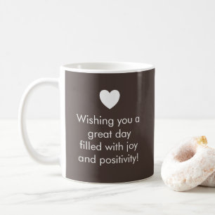 Trend Colour Coffee Brown - Name / Positivity Mug