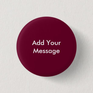 Trend Colour Dark Burgundy Add Your Text Button