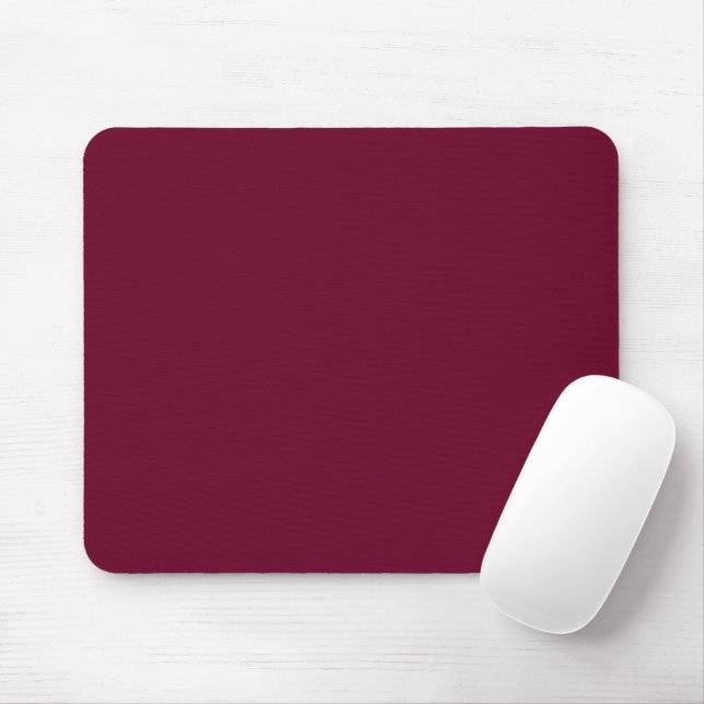 Trend Colour Dark Burgundy Mouse Pad (With Mouse)