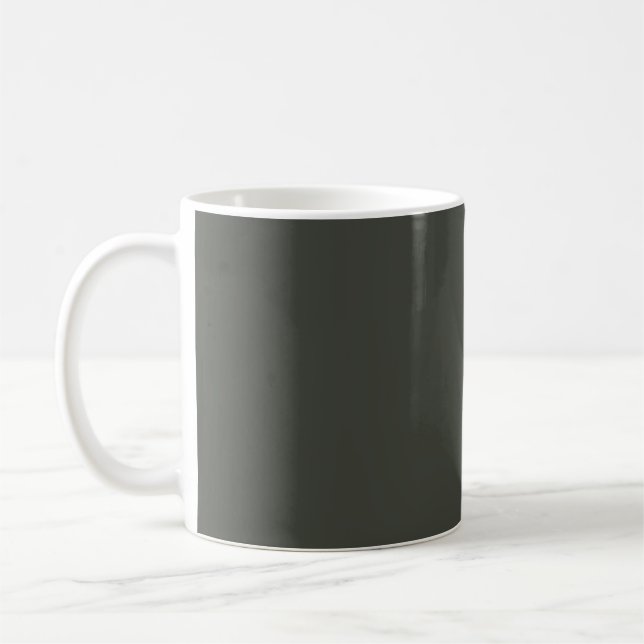 Trend Colour - Dark Forest Grey Mug (Left)
