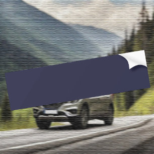 Trend Colour - Dark Navy Blue Bumper Sticker