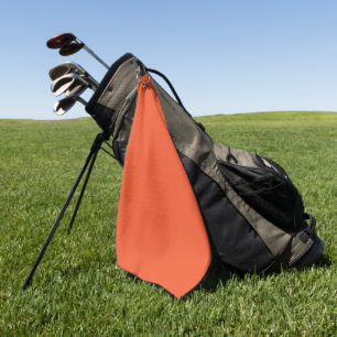 Trend Colour - Flame Red Golf Towel 