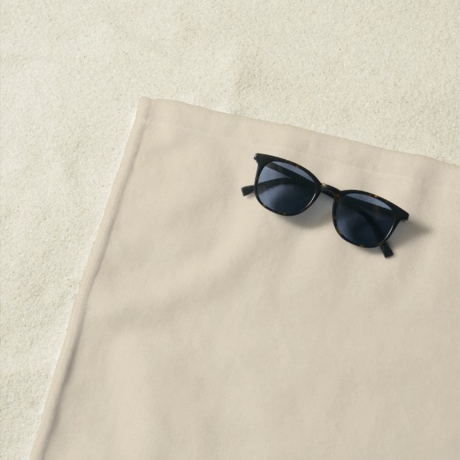 Trend Colour - Natural Beige Beach Towel (In Situ)