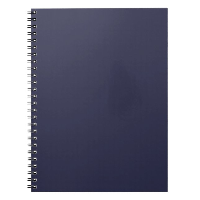Trend Colour - Navy Blue Notebook (Front)