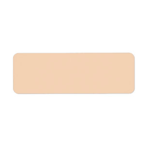 Trend Colour - Peach Blush Return Address Labels