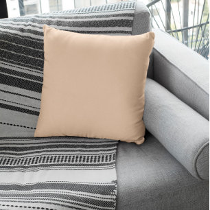 Trend Colour - Peach Blush Throw Pillow