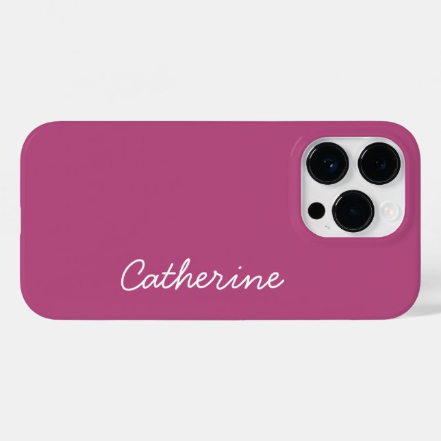 Trend Colour Pink Purple Berry -  Case-Mate iPhone Case (Back (Horizontal))