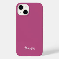 Trend Colour Pink Purple Berry - Name Minimalist