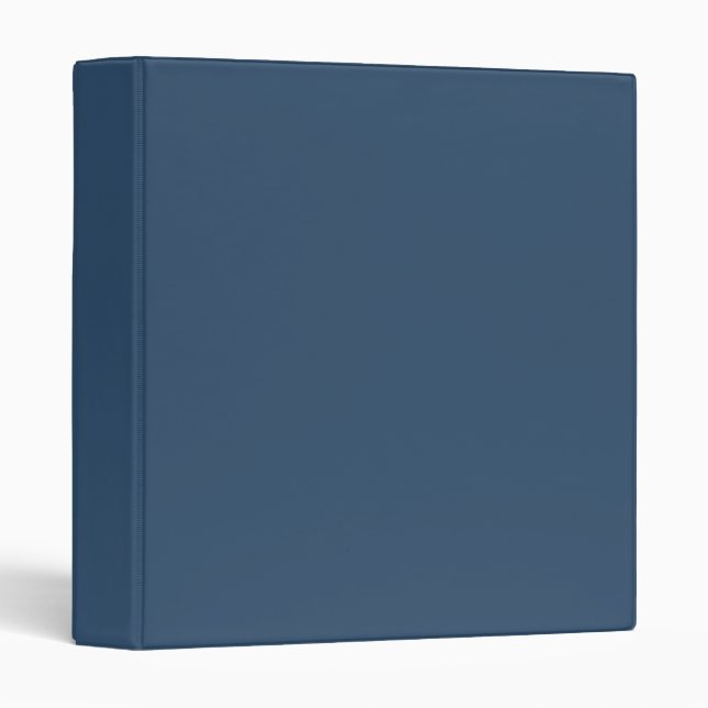Trend Colour - Serious Blue 3 Ring Binder (Front/Spine)