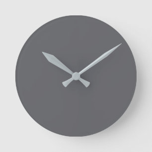 Trend Colour - Slate Grey Round Clock