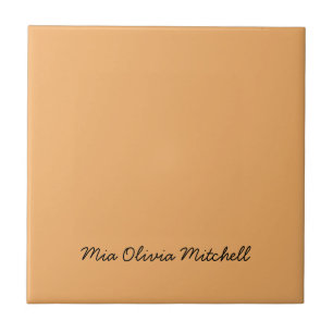 Trend Colour - Soft Orange Ceramic Tile