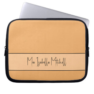 Trend Colour Soft Orange Laptop Sleeve