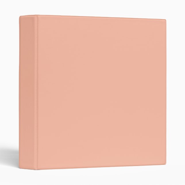 Trend Colour - Soft Peach 3 Ring Binder (Front/Spine)