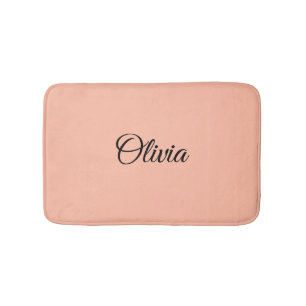 Trend Colour Soft Peach Custom Bath Mat