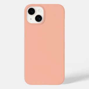 Trend Colour Soft Peach Minimalist Case-Mate iPhone 14 Case