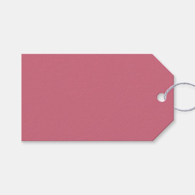 Trend Colour Soft Pink  Gift Tags (Front (Horizontal))