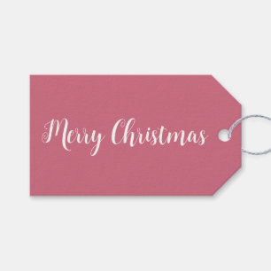 Trend Colour Soft Pink Minimalist Gift Tags