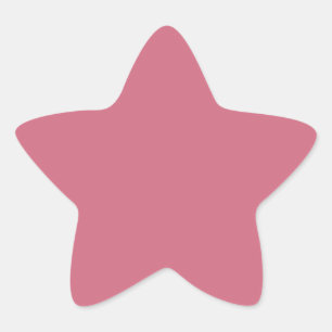 Trend Colour Soft Pink Star Sticker