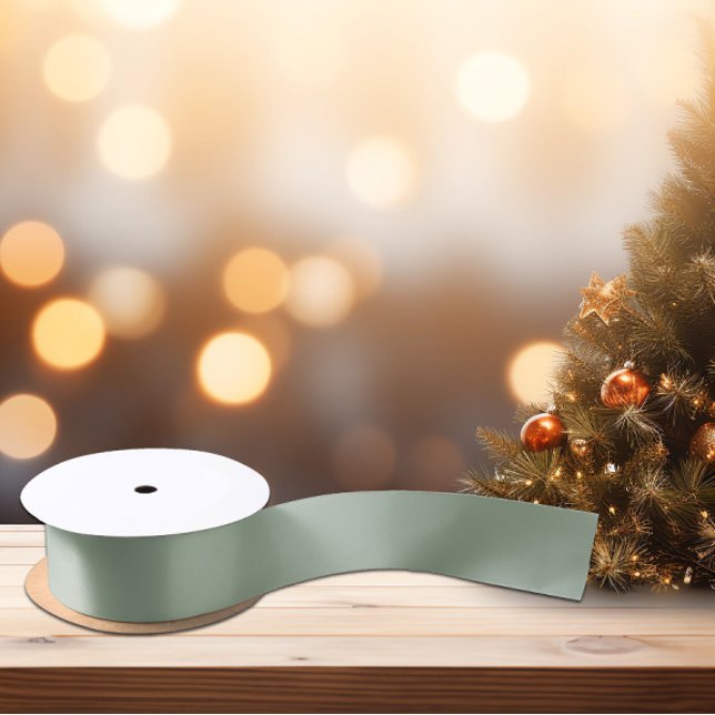 Trend Colour Soft Sage Satin Ribbon (Creator Uploaded)