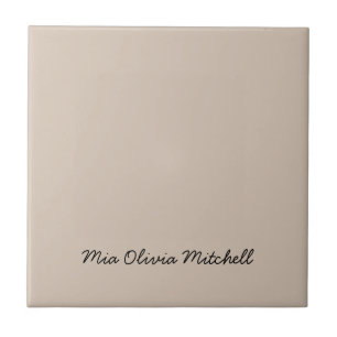 Trend Colour - Soft Taupe Ceramic Tile