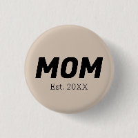 Trend Colour - Soft Taupe Mom Button