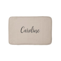 Trend Colour Soft Taupe Name Bath Mat