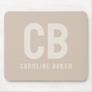 Trend Colour Soft Taupe Name Mousepad