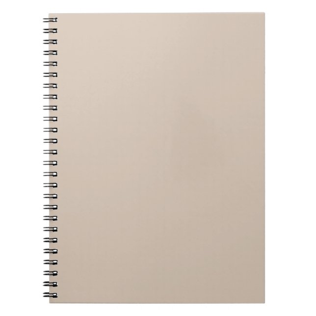 Trend Colour - Soft Taupe Solid Notebook (Front)