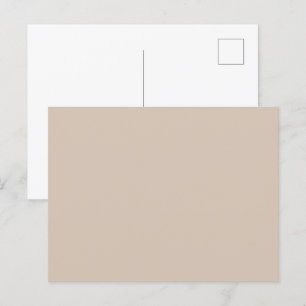 Trend Colour - Soft Taupe Solid Postcard