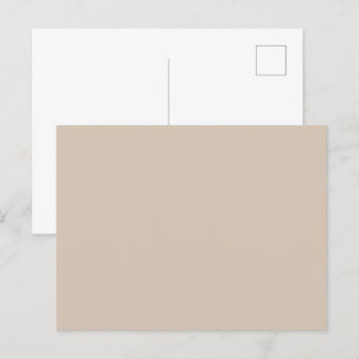 Trend Colour - Soft Taupe Solid Postcard