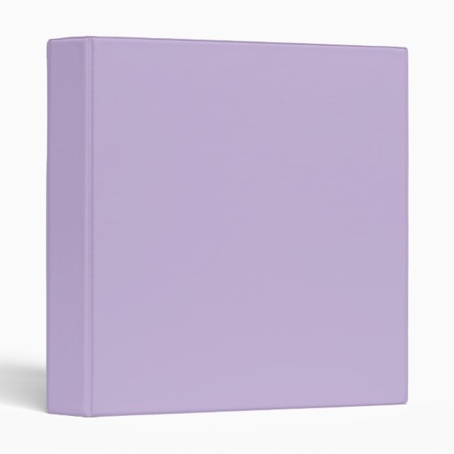 Trend Colour - Soft Violet 3 Ring Binder (Front/Spine)