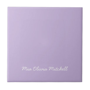 Trend Colour - Soft Violet Ceramic Tile