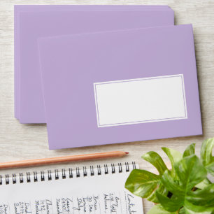 Trend Colour - Soft Violet Customizable Envelope