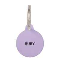 Trend Colour Soft Violet Help Pet ID Tag
