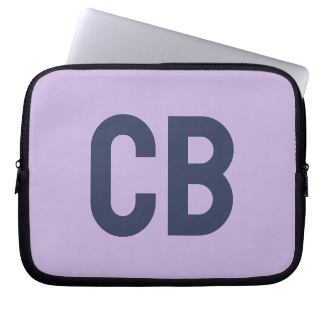Trend Colour Soft Violet Laptop Sleeve (Front)
