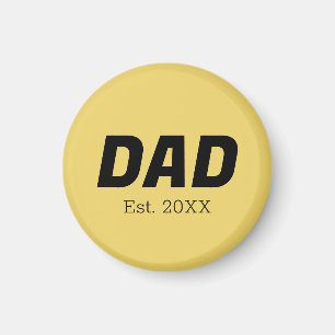 Trend Colour - Soft Yellow Dad Magnet