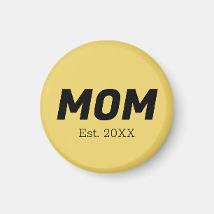 Trend Colour - Soft Yellow Mom Magnet