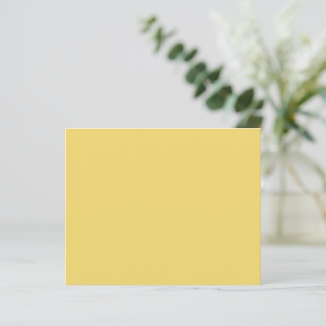 Trend Colour - Soft Yellow Paper Sheet (Standing Front)