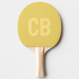 Trend Colour Soft Yellow Ping Pong Paddle