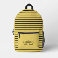 Trend Colour Soft Yellow Print Cut Sew Bag