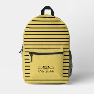 Trend Colour Soft Yellow  Print Cut Sew Bag