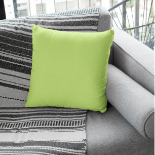 Trend Colour - Spring Green Throw Pillow