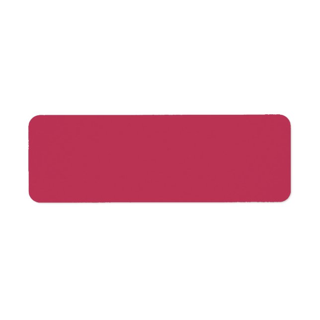 Trend Colour - Vibrant Magent Return Address Label (Front)