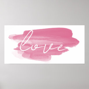 Trend Colour Viva Magenta Love Poster