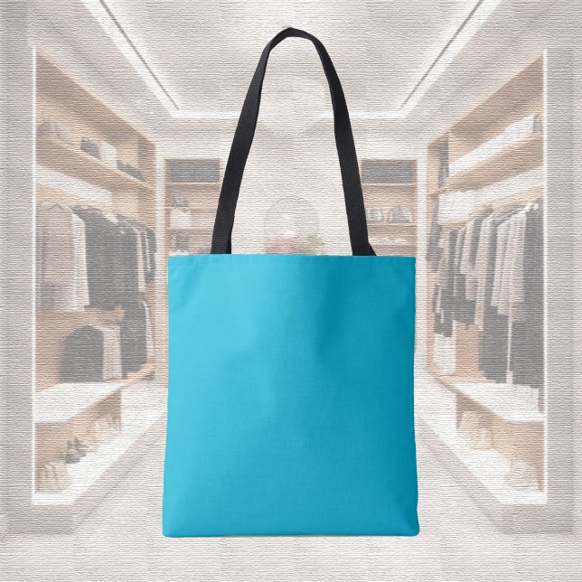 Trend Colour - Vivid Cyan Tote Bag (Creator Uploaded)