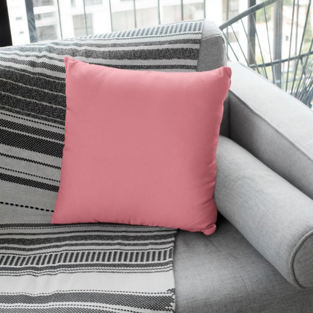 Trend Colour - Watermelon Pink Throw Pillow (Creator Uploaded)