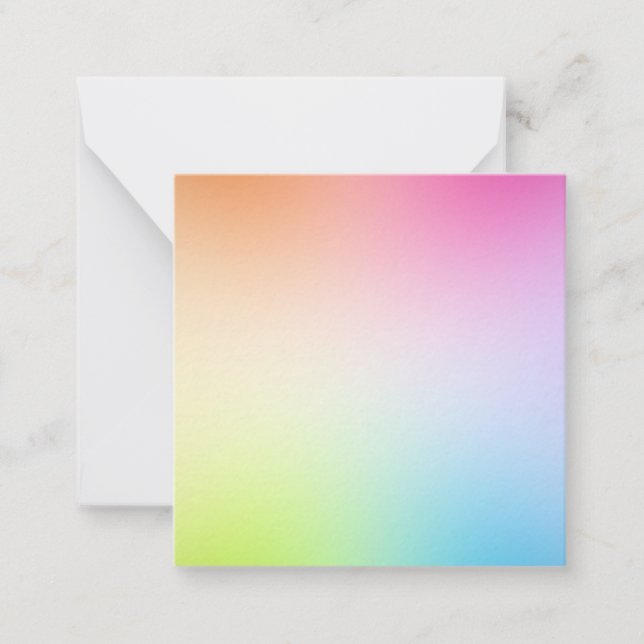 Trend Colours Abstract Colourful Blank Template (Front)