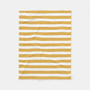 Trend Colours Brown White Stripes Template Elegant Fleece Blanket
